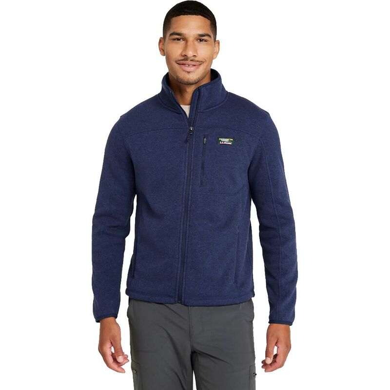 エルエルビーン メンズ アウター ジャケット・ブルゾン セーター フリース ジャケット L.L.Bean Bean Regular Sweater Fleece Full-Zip Jacket - Men Bright Navy ネイビー