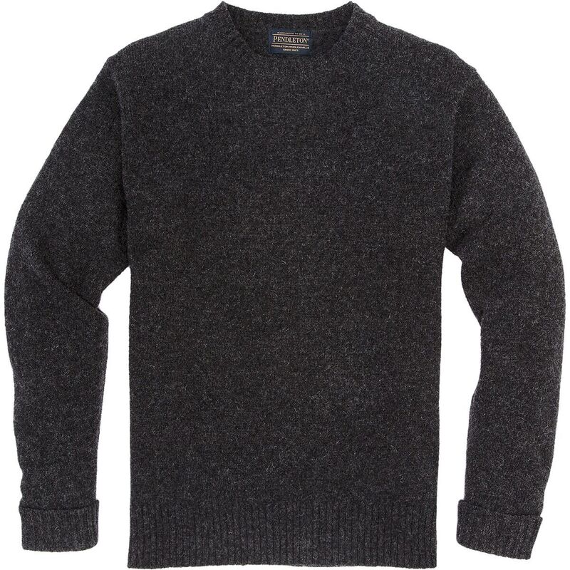 ペンドルトン メンズ アウター 編み物・プルオーバー プルオーバー Pendleton Shetland Crew Sweater - Men\u0027s Black Heather 黒いこと