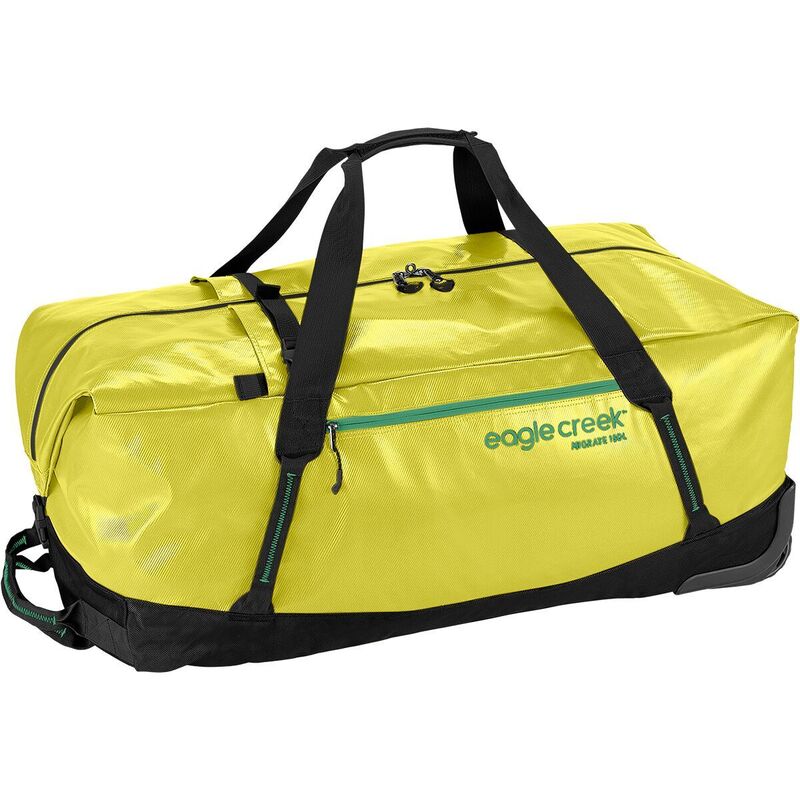 鷲細流 メンズ 御徒面子 ボストンバッグ 踵 Eagle Creek Migrate 130L Wheeled Duffel Bag Electric Yellow 黄色