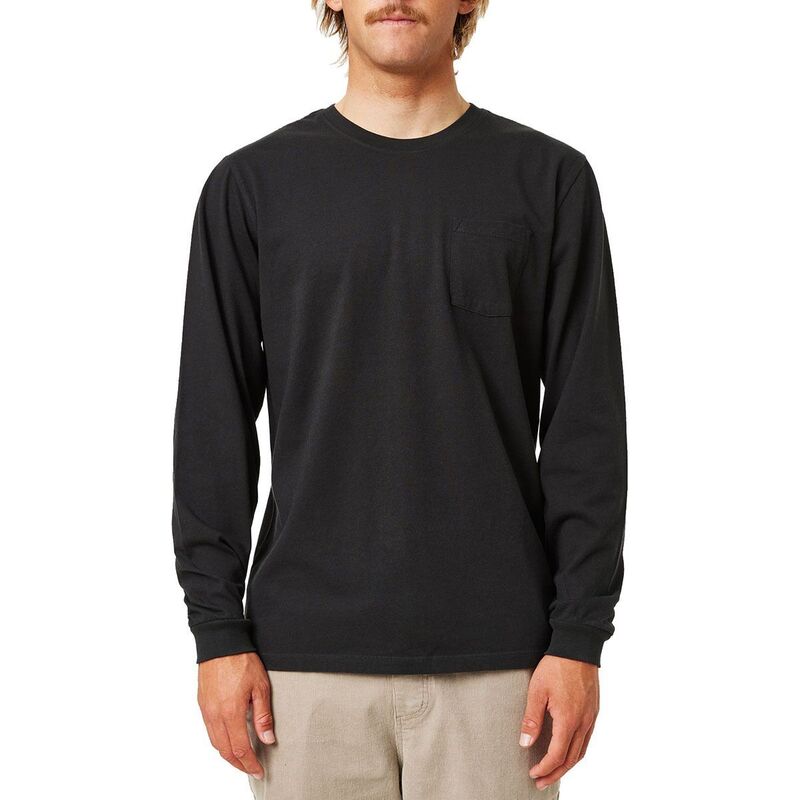 ケイティン メンズ トップス Tシャツ 長袖 Katin Base Long-Sleeve T-Shirt - Men's Black Wash ブラック|ReVida 店
