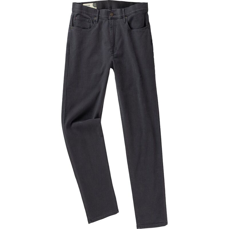 マリーン レイヤー メンズ ボトムス カジュアルパンツ パイル Marine Layer 5 Pocket Stretch Terry Pant - Athletic Fit - Men's Faded Navy ネイビー