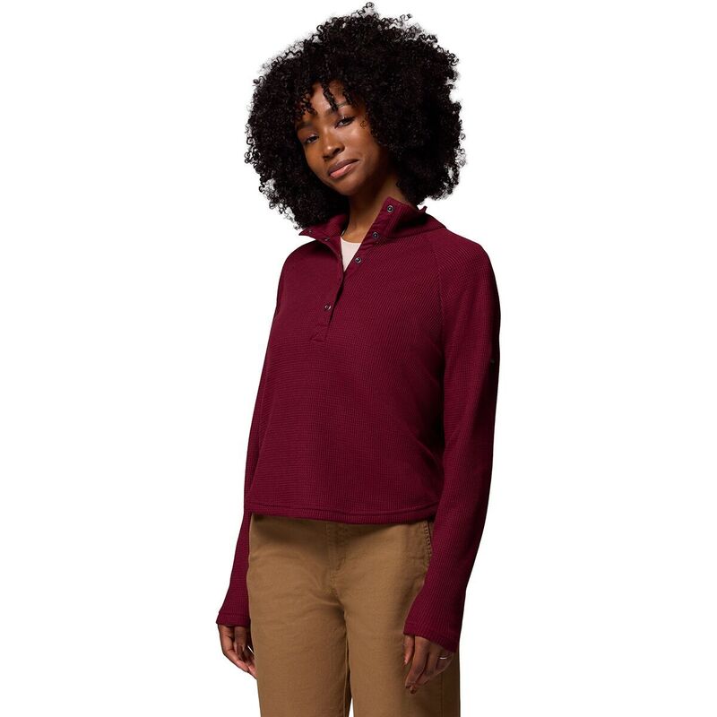 コロンビア レディース トップス Tシャツ Columbia Holly Hideaway Waffle 1/2 Snap Pullover - Women's Rich Wine ワイン 7,441円