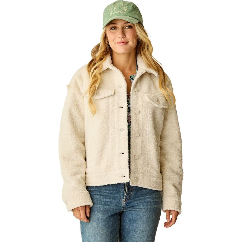 カーブデザイン レディース アウター ジャケット・ブルゾン ジャケット Carve Designs Rhea Boucle Trucker Jacket - Women's Birch