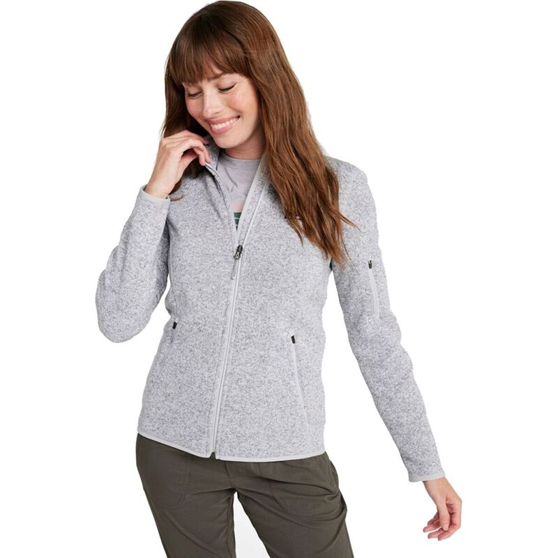 エルエルビーン レディース アウター ジャケット・ブルゾン セーター フリース ジャケット L.L.Bean Bean's Sweater Fleece Full-Zip Regular Jacket - Women's Pewter ピューター