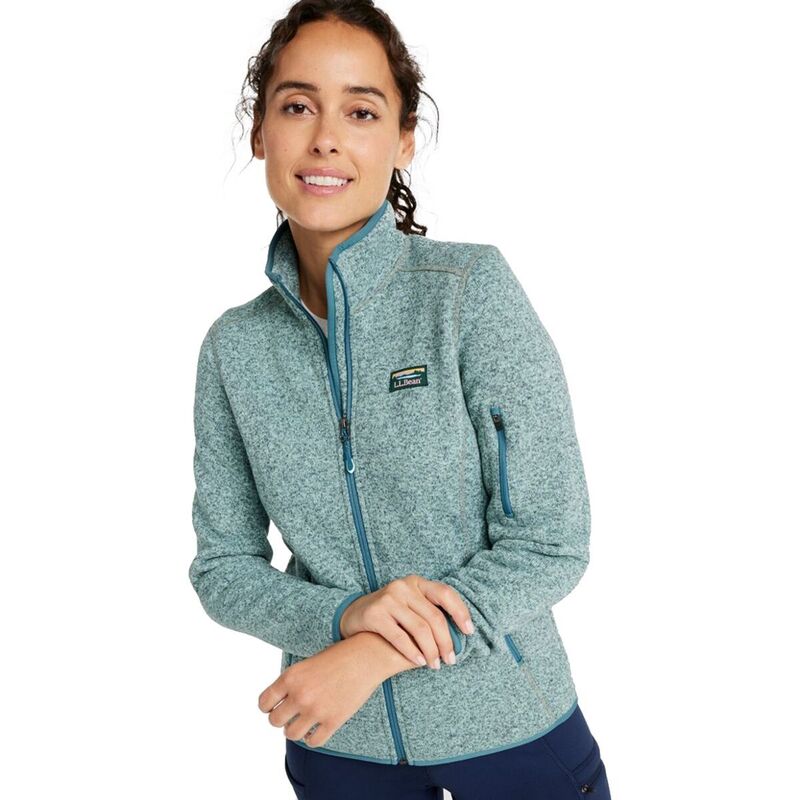 エルエルビーン レディース アウター ジャケット・ブルゾン セーター フリース ジャケット L.L.Bean Bean's Sweater Fleece Full-Zip Regular Jacket - Women's Storm Teal ティール