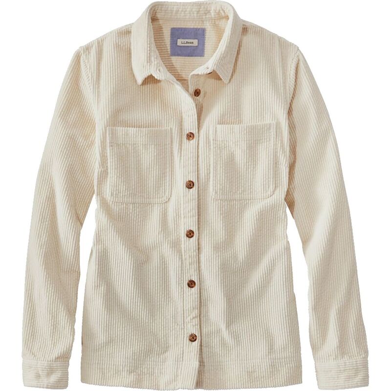 エルエルビーン レディース トップス Tシャツ コーデュロイ シャツ 長袖 L.L.Bean Comfort Corduroy Relaxed Long-Sleeve Regular Shirt - Women\'s Pale Khaki カーキ