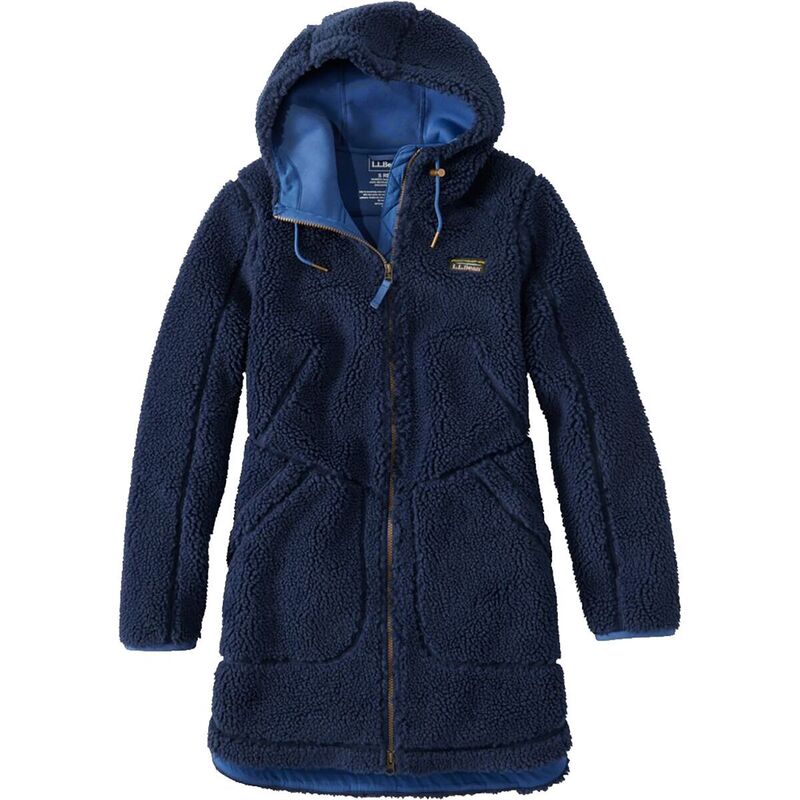 エルエルビーン レディース アウター ジャケット・ブルゾン コート フリース L.L.Bean Mountain Pile Fleece Regular Coat - Women's Classic Navy ネイビー|ReVida 店