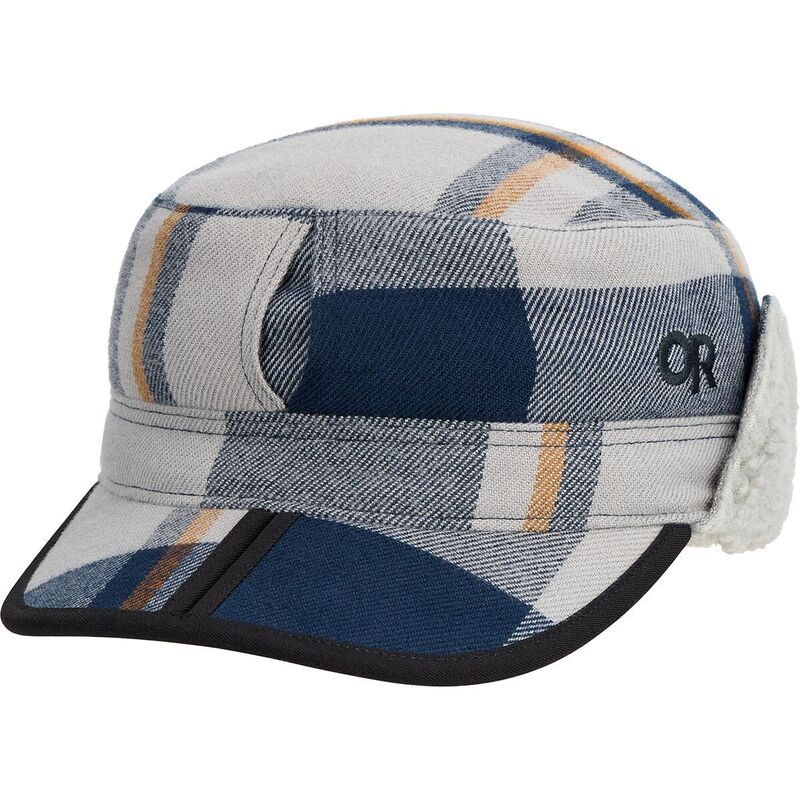 アウトドアリサーチ メンズ アクセサリー 帽子 キャップ Outdoor Research Yukon Cap Dark Navy Plaid ネイビー