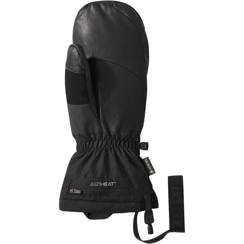 アウトドア問い合わせ メンズ 佩び物 グローブ Outdoor Research Prevail Heated GORE-TEX Mitten Solid Black 黒いこと