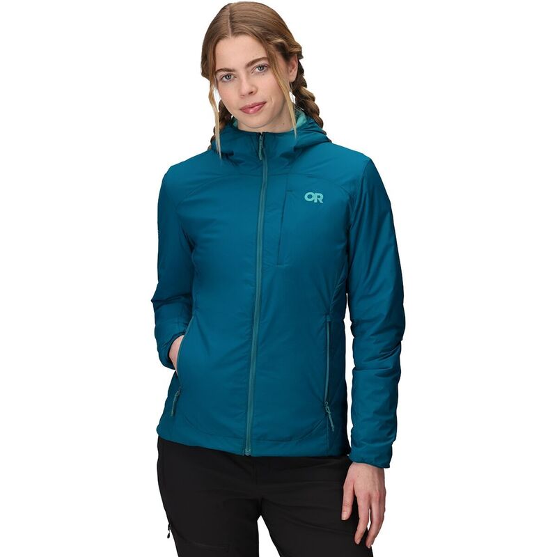 アウトドア問い合わせ レディース アウター 上衣・上衣 フーデッドジャケット 上衣 Outdoor Research Vesper Insulated Hooded Jacket - Women\u0027s Aurora