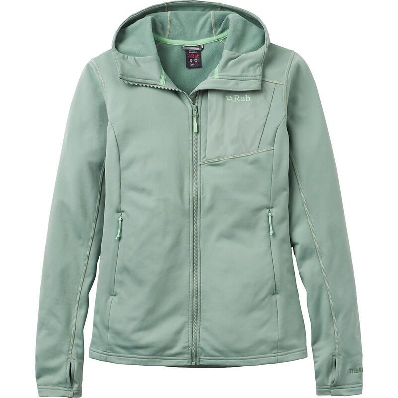 優しいこと レディース アウター 上衣・上衣 フーデッドジャケット 上衣 Rab Superflux Full-Zip Hooded Jacket - Women\u0027s Dark Fig Green 緑であること