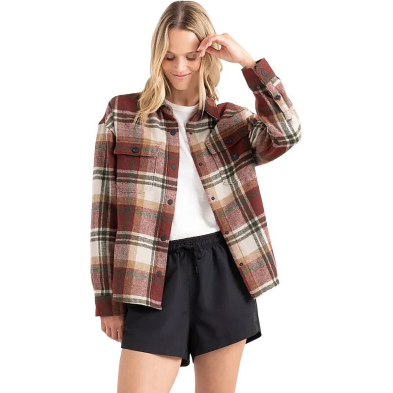 ローアク レディース トップス Tシャツ Roark Amberly Flannel - Women's Sangria｜ReVida 店