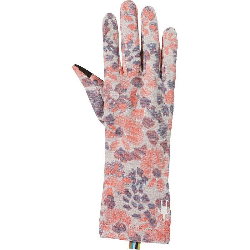 かっこ良い毛糸 メンズ 付属品 グローブ Smartwool Thermal Merino Glove Coral Reef Floral コーラル
