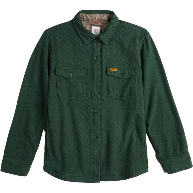 トポ・デザイン レディース アウター ジャケット・ブルゾン シャツ ジャケット Topo Designs Onlooker Twill Shirt Jacket - Women's Forest フォレスト
