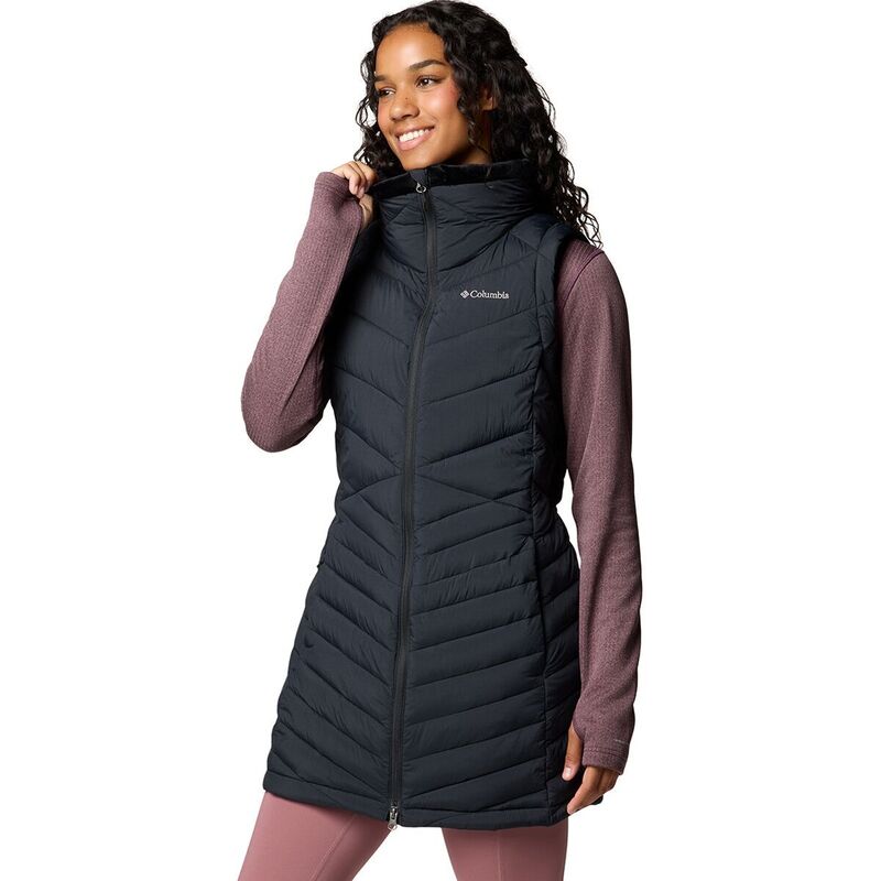 コロンビア レディース トップス ベスト Columbia Joy Peak II Long Vest - Women's Black ブラック|ReVida 店