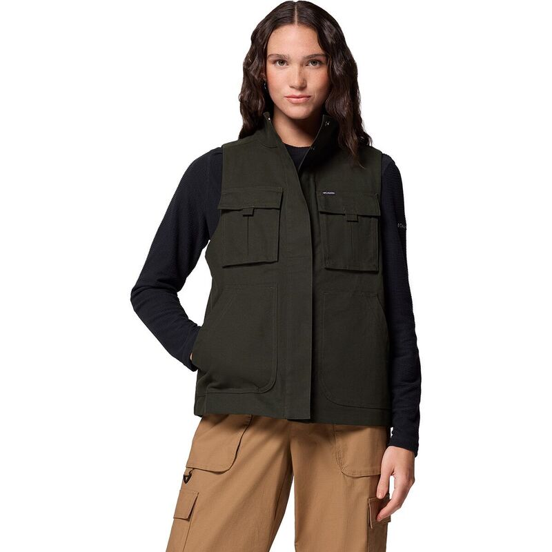 コロンビア レディース トップス より良い Columbia Brea Falls Vest - Women\u0027s Greenscape