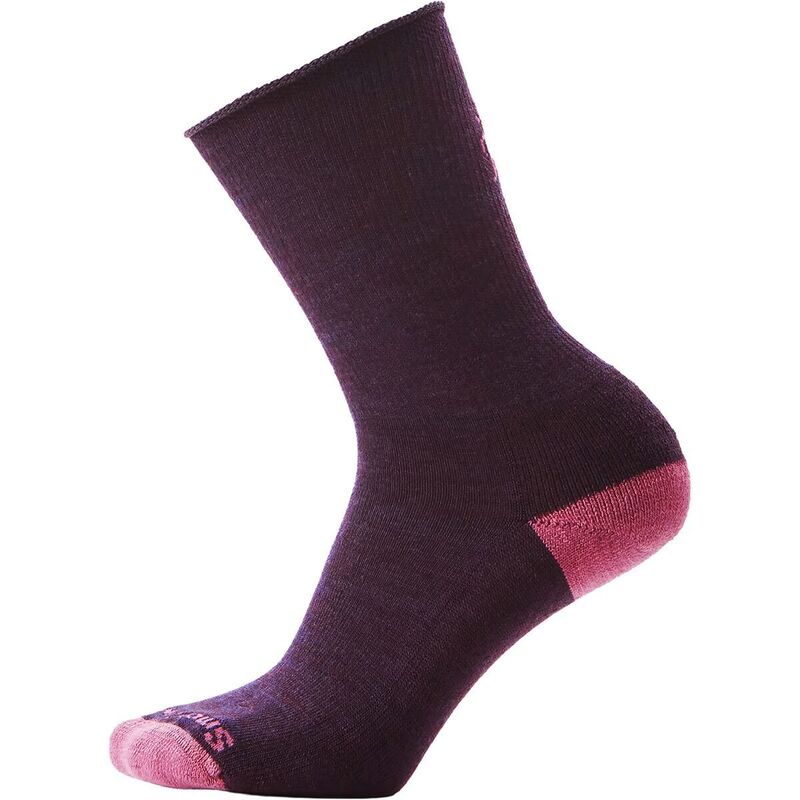 かっこ良い羊毛 レディース アンダーお召しもの ソックス Smartwool Everyday Roll Top Crew Sock - Women\u0027s Purple Iris パープル