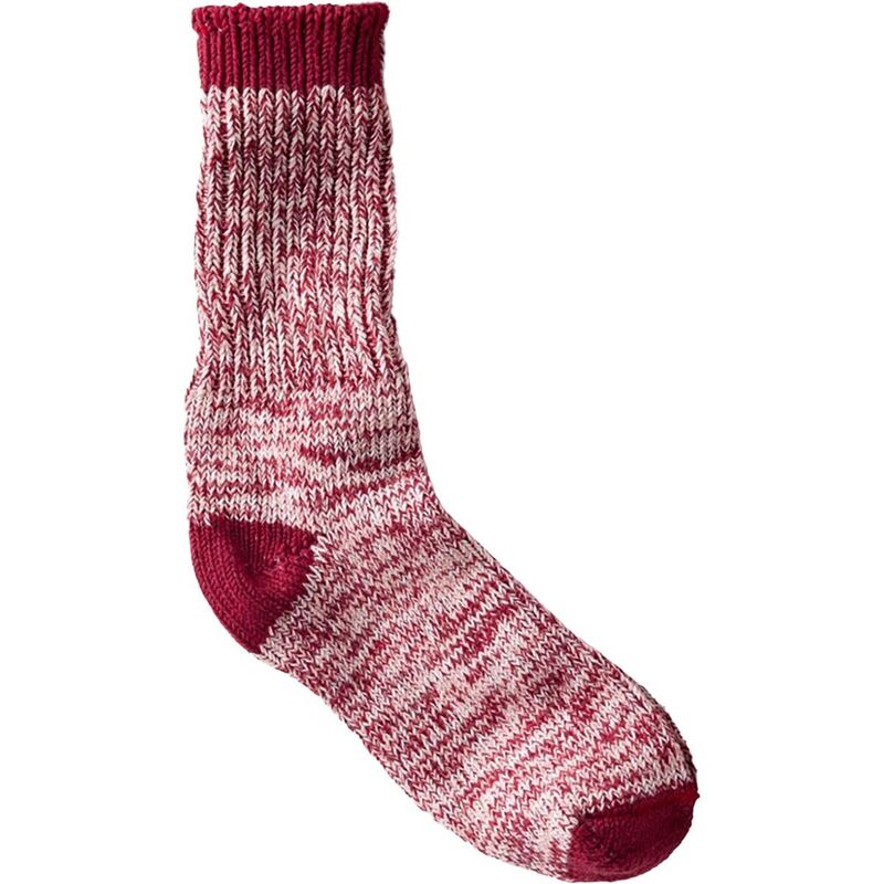 エルエルビーン メンズ アンダーウェア 靴下 コットン L.L.Bean Cotton Ragg Sock Light Mahogany/Dark Salmon サーモン