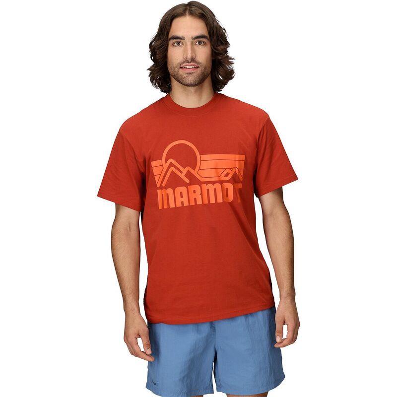 マーモット メンズ トップス Tシャツ Marmot Coastal T-Shirt - Men's Sumac