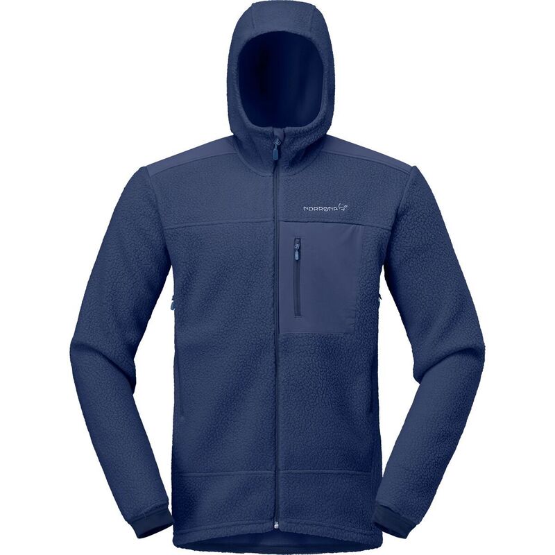 ノローナ メンズ アウター ジャケット・ブルゾン フーデッドジャケット ジャケット Norrona Trollveggen Warm3 Zip Hooded Jacket - Men's Indigo Night インディゴ