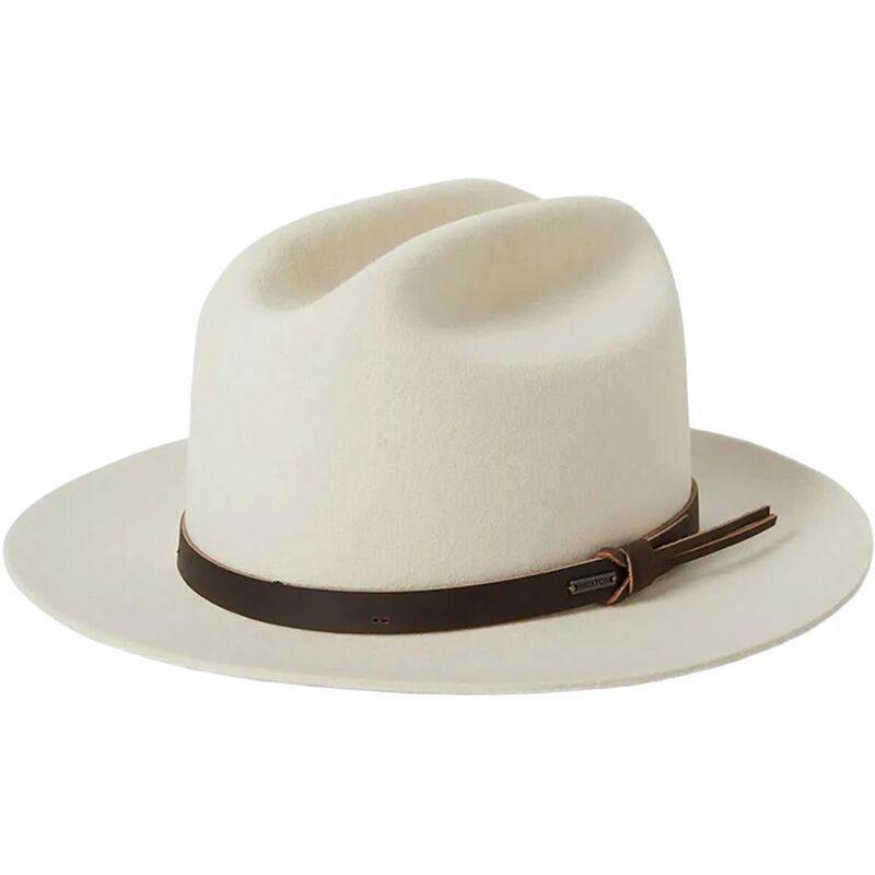 ブリクストン メンズ アクセサリー 帽子 Brixton Hitch Ranch Fedora Off White オフホワイト