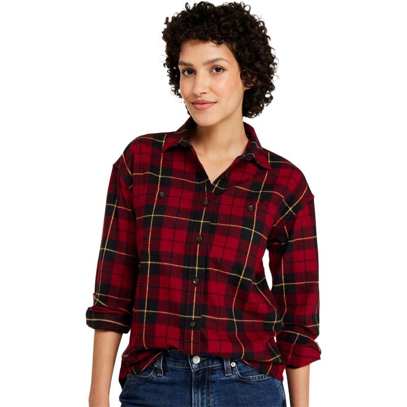 エルエルビーン レディース トップス Tシャツ L.L.Bean Scotch Plaid Heritage Boyfriend Regular Shirt - Women's Wallace チェック