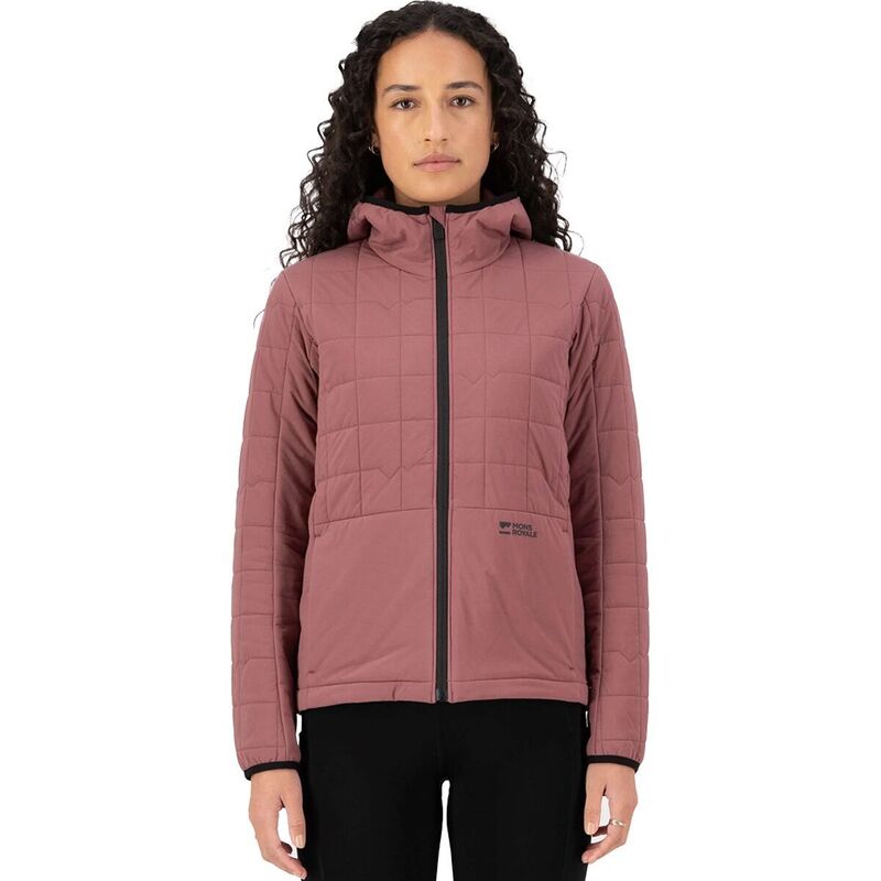 モンスロイヤル レディース アウター ジャケット・ブルゾン フーデッドジャケット ジャケット Mons Royale Canyon Merino Insulated Hooded Jacket - Women's Desert Rose