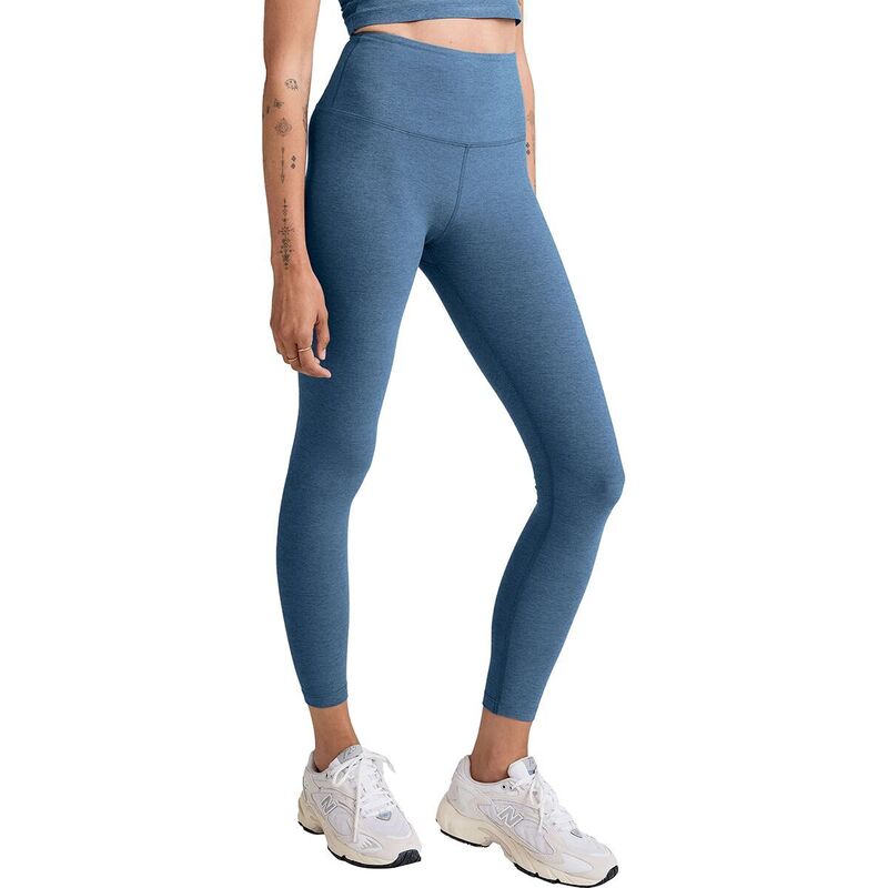 ビヨンドヨガ レディース ボトムス 心地好いズボン下 midi Beyond Yoga Spacedye Caught In The Midi High Waisted Legging - Women\u0027s Washed Denim ジーンズ