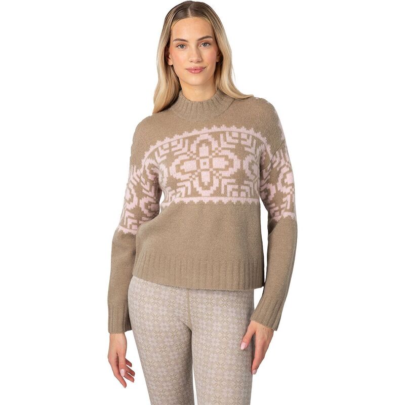 カリ ツラー レディース アウター ニット・セーター セーター ニット Kari Traa Disa Knit Sweater - Women's Mocha モカ