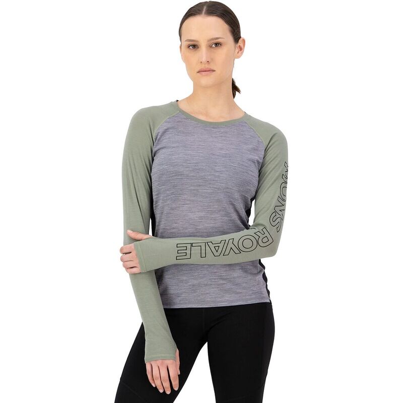 モンスロイヤル レディース トップス Tシャツ 長袖 Mons Royale Bella Tech Long-Sleeve Top - Women's Willow 16,110円