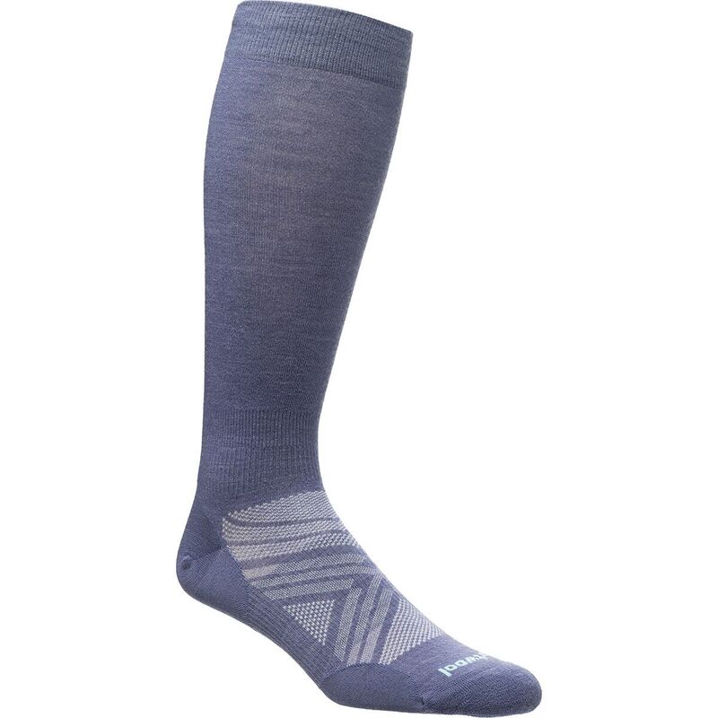 かっこ良い羊毛 レディース アンダーお召しもの ソックス Smartwool Ski Zero Cushion Extra Stretch OTC Sock - Women\u0027s Nightfall Blue 青色
