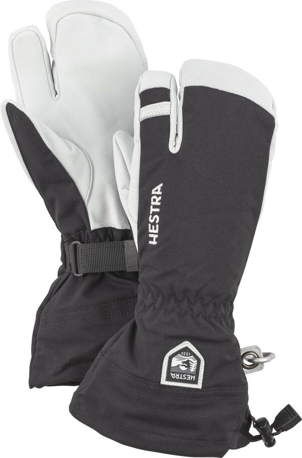 ヘストラ メンズ アクセサリー 手袋 Hestra Men's Heli 3-Finger Gloves Black ブラック