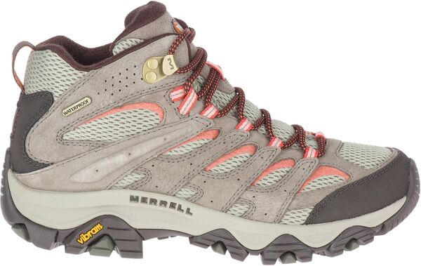 メレル レディース シューズ ブーツ・レインブーツ Merrell Women's Moab 3 Mid Waterproof Hiking Boots Bungee Cord