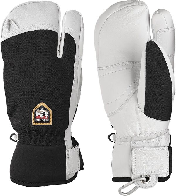 ヘストラ メンズ 付属物 グローブ なめし革 Hestra Men\u0027s Army Leather Patrol 3-Finger Glove Black 黒いこと