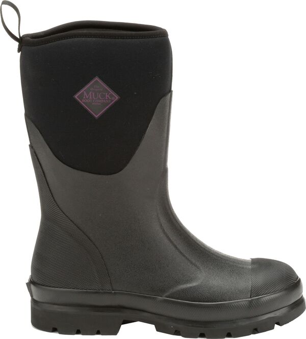 ムックブーツ レディース シューズ ブーツ・レインブーツ Muck Boots Women's Chore Mid Waterproof Work Boots Black ブラック