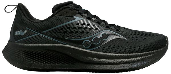 サッカニー レディース シューズ スニーカー Saucony Women's Ride 17 Running Shoes Triple Black ブラック