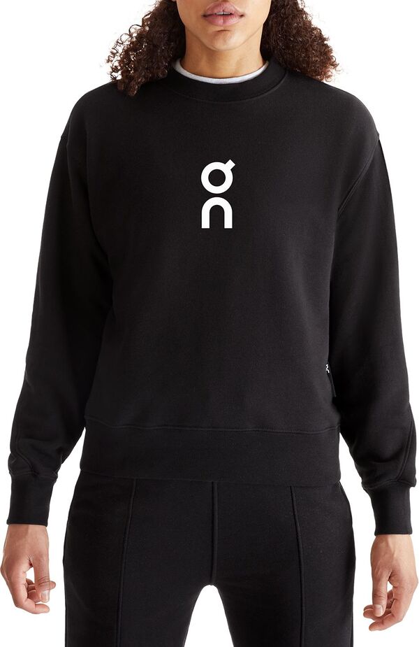 【送料無料】 オンジー レディース シャツ トップス On Women's Club Crewneck Sweatshirt Black｜ReVida 店