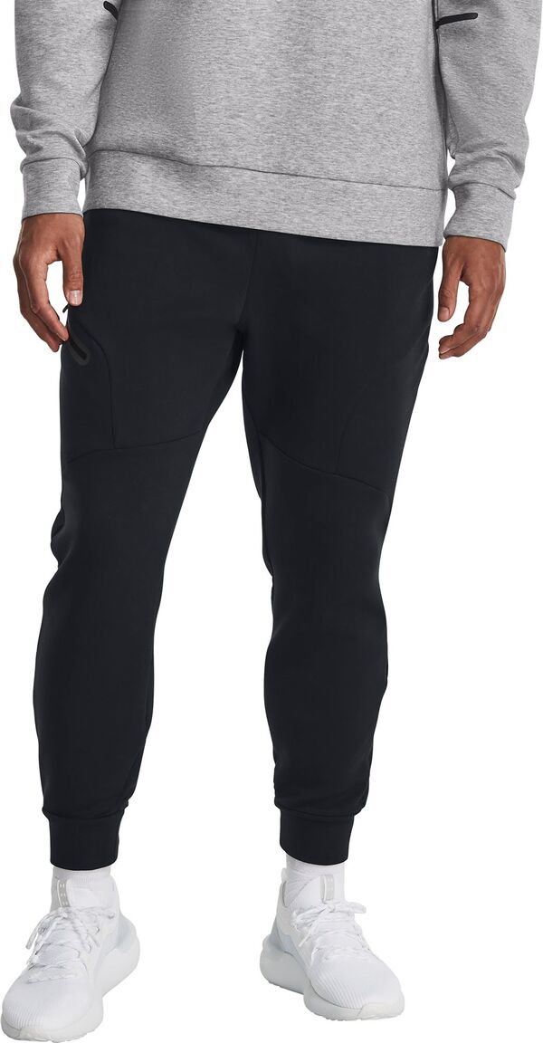 アンダーアーマー メンズ ボトムス カジュアルパンツ ジョガーパンツ フリース Under Armour Men's Unstoppable Fleece Joggers Black ブラック