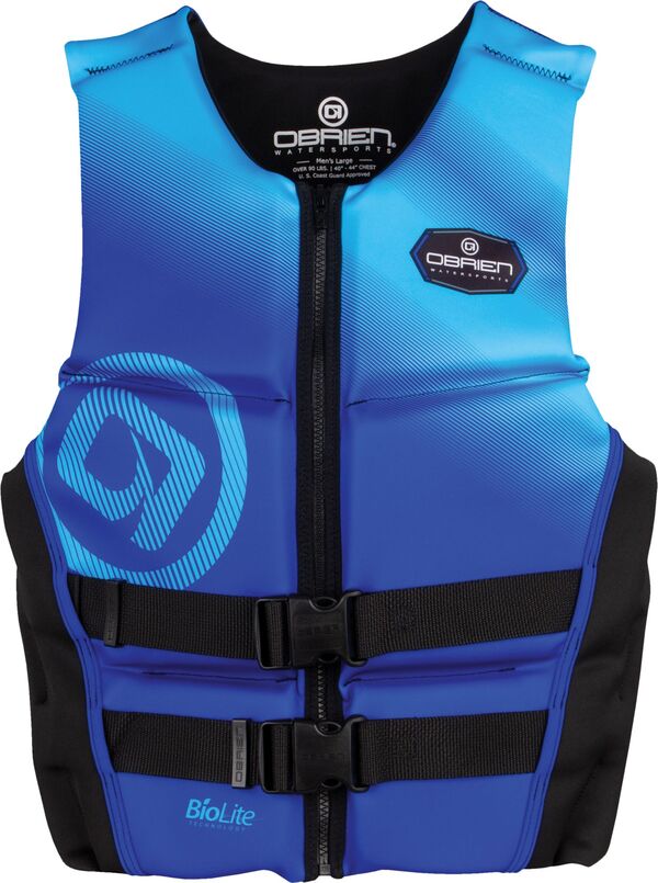 オブライエン メンズ トップス ベスト O'Brien Men's Flex V-Back Neoprene Life Vest Royal Blue/Black ブラック 21,560円