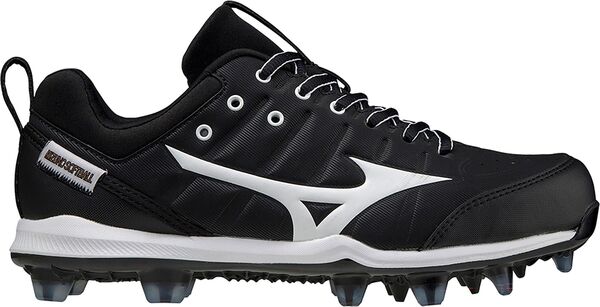 ミズノ レディース シューズ スニーカー Mizuno Women's 9-Spike Advanced Finch Elite 5 TPU Softball Cleats Black/White ホワイト