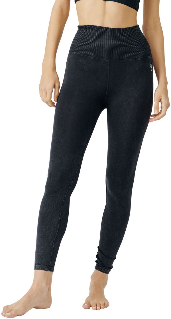 フリーピープル レディース ボトムス カジュアルパンツ レギンス FP Movement Women's High-Rise 7/8 Length Good Karma Leggings Washed Black ブラック|ReVida 店