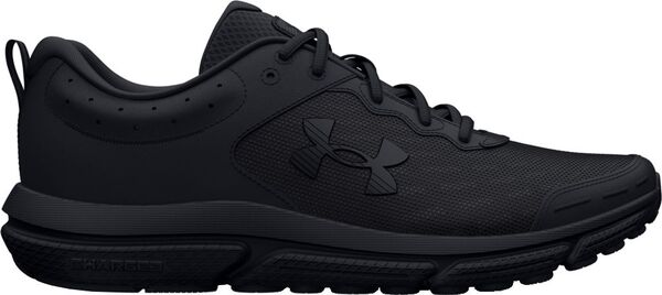 アンダーアーマー メンズ シューズ スニーカー Under Armour Men's Charged Assert 10 Running Shoes Black/Black ブラック