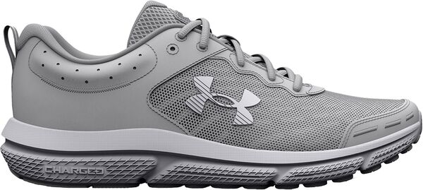 アンダーアーマー メンズ シューズ スニーカー Under Armour Men's Charged Assert 10 Running Shoes Gray/White ホワイト