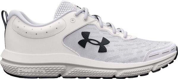 アンダーアーマー メンズ シューズ スニーカー Under Armour Men's Charged Assert 10 Running Shoes White/Black ホワイト