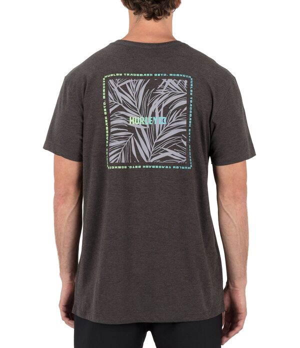 ハーレー メンズ トップス ティーシャツ Hurley Men\u0027s Fern Gradient Short Sleeve T-Shirt Charcoal Heather 暗灰色 Tシャツ・カットソー-メンズファッション