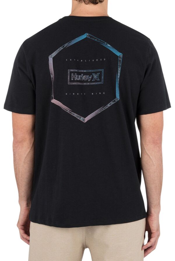 ハーレー メンズ トップス シャツ Hurley Men's Outline Slub Short Sleeve Shirt Black ブラック｜ReVida 店 10,625円