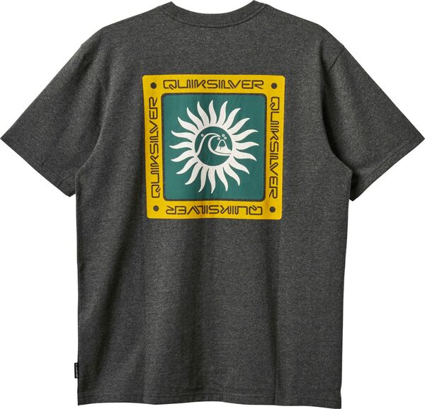 クイックシルバー メンズ トップス Tシャツ Quiksilver Men'sun Rootscreen T-Shirt Charcoal Heather チャコール｜ReVida 店