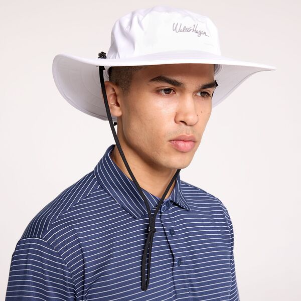 ウォルターヘーゲン メンズ アクセサリー 帽子 Walter Hagen Men's Wide Brim Sun Hat White ホワイト