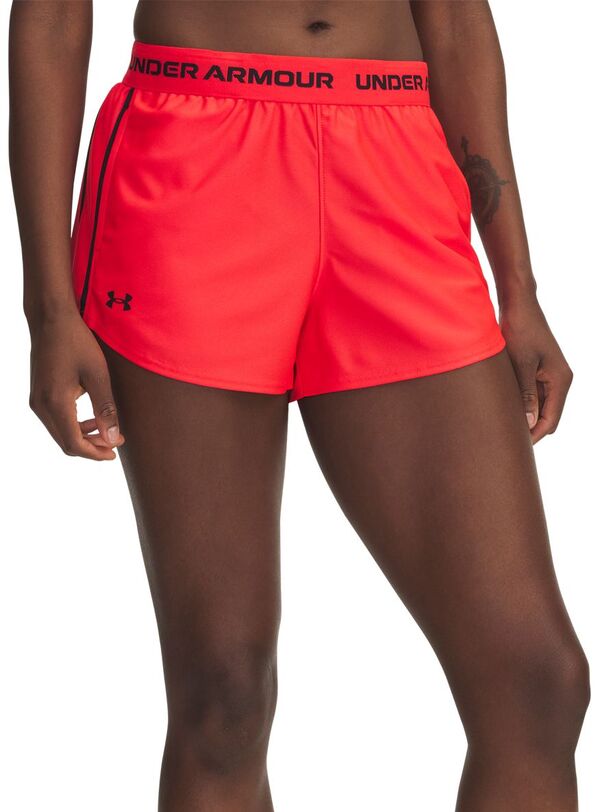 アンダーアーマー レディース ボトムス ハーフパンツ・ショーツ ショートパンツ Under Armour Women's Tech 3 &rdquo; Play Up Shorts Racered/Black ブラック｜ReVida 店