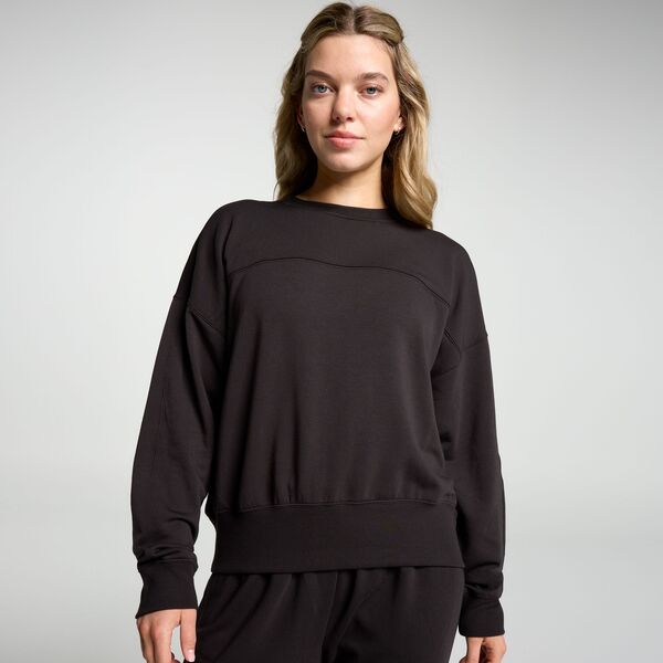 DSG レディース アウター パーカー・スウェット シャツ DSG Women'so Soft Crew Sweatshirt Pure Black ブラック